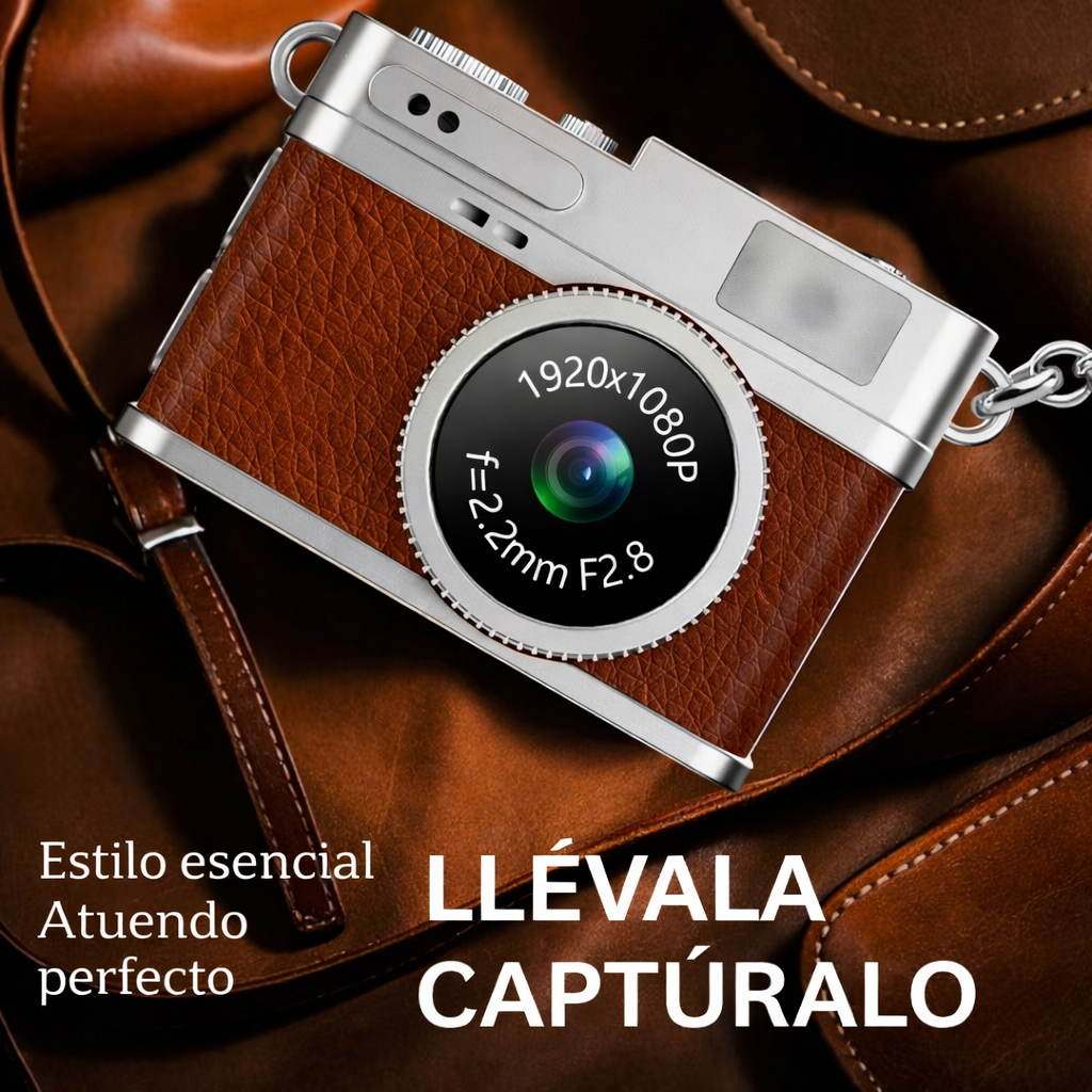 Mini Cámara Retro con Tarjeta de 16GB
